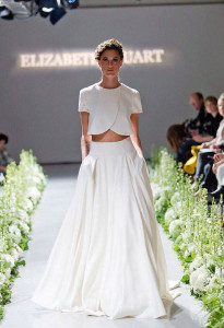 Sectional wedding dress